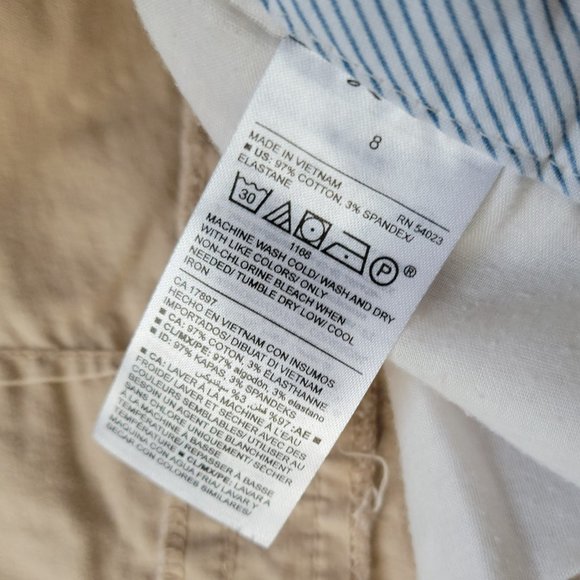 Old Navy Tan Every Day Relaxed Fit Short Size 8 - Picture 3 of 10